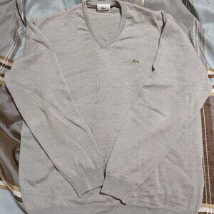 Mens Lacoste Grey Sweater Size 4 (Medium)